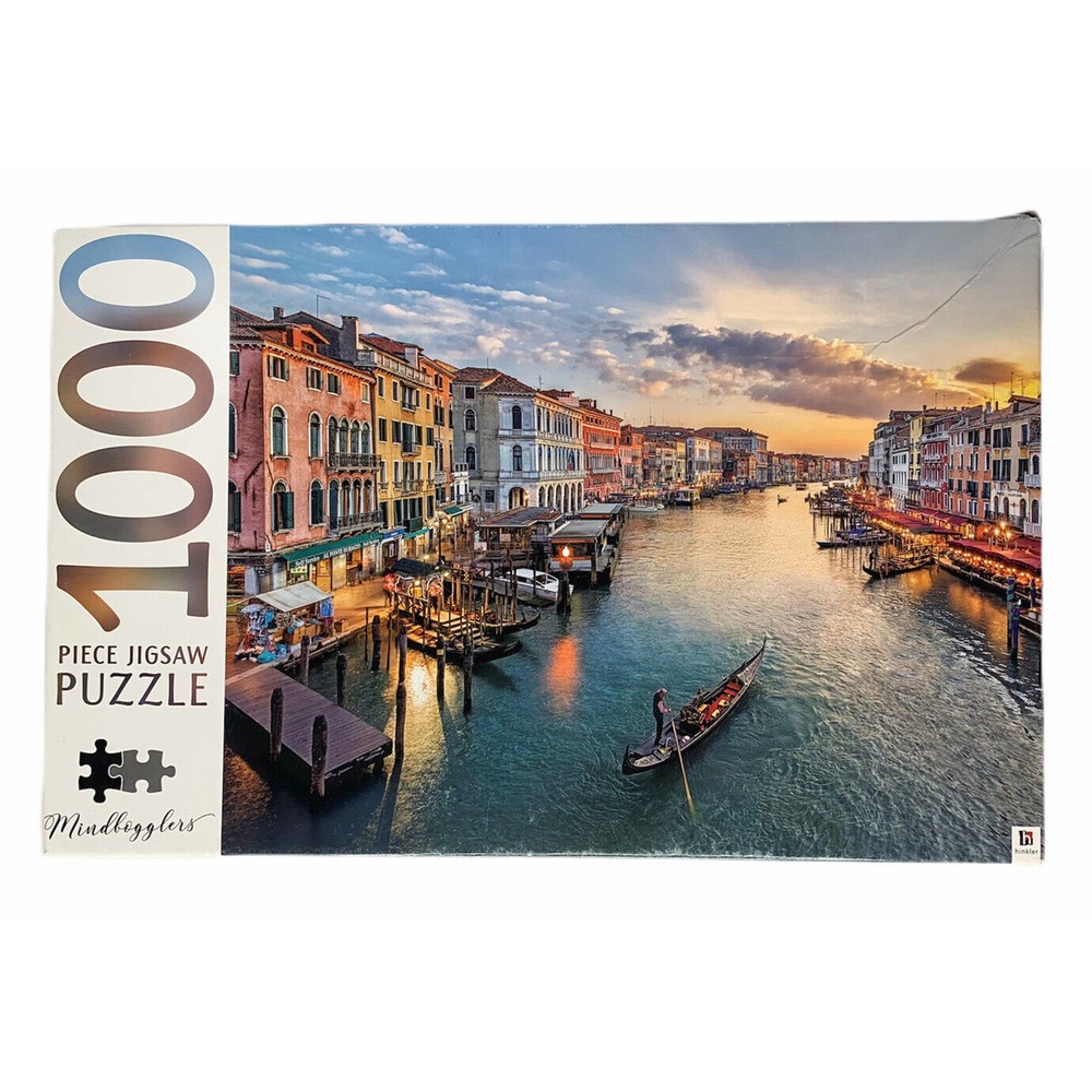 Mindbogglers Grand Canal Italy 1000 Piece Jigsaw Puzzle 27" x 21.5"